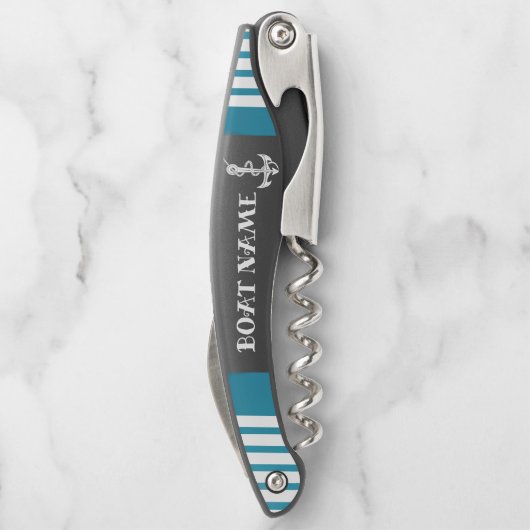 青のパーソナ航海のライズいかり ソムリエナイフ (裏面)