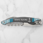 青のパーソナ航海のライズいかり ソムリエナイフ (裏面)