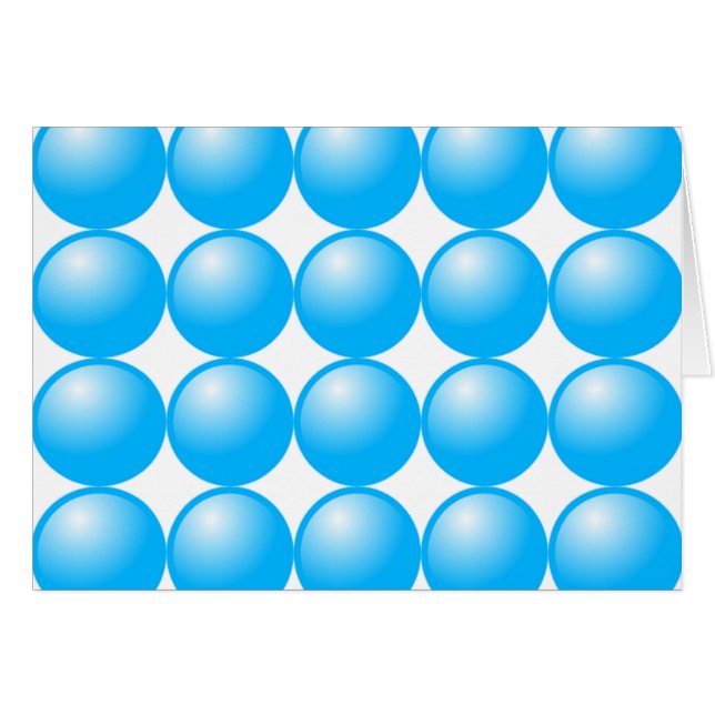 青のビーズ (正面横)