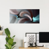 青のピンチ ポスター (ホームオフィス)