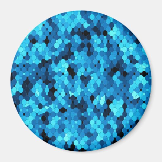 青のフローリング… マグネット (正面)