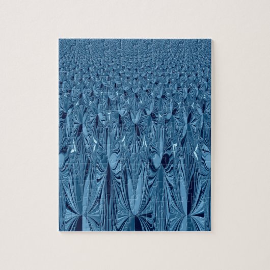 青のブレンド ジグソーパズル (縦)