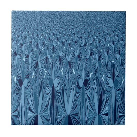 青のブレンド タイル (正面)