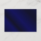 青のプロファイルカード 名刺 (裏面)