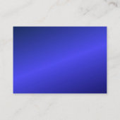 青のプロファイルカード 名刺 (裏面)