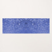 青のベクトルの濃淡 ヨガマット (裏面(横))