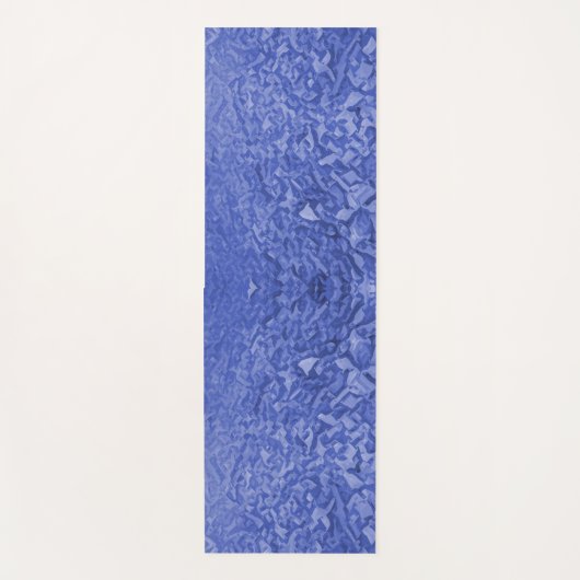 青のベクトルの濃淡 ヨガマット (正面)