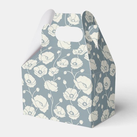 青のポピー畑クリーム フェイバーボックス (正面サイド)
