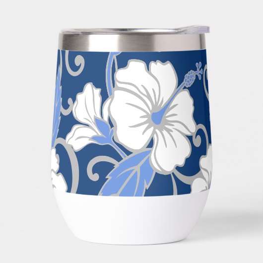 青のポリネシアの夢のパターン (左面)