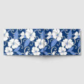 青のポリネシアの夢のパターン ゲストブック (全面)