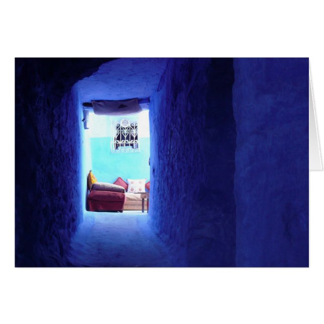 青のポートレート (正面横)