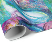 青のマスク/ベネチアンマスカレードマスク ラッピングペーパー (ロールコーナー)