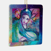 青のマスク,モノグラム セラミックオーナメント (右)