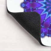 青のマンダラスター マウスパッド (コーナー)