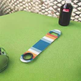 青のユニフォームストライプ スピード栓抜き