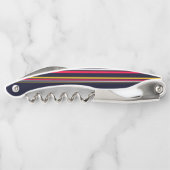 青のユニフォームストライプ ソムリエナイフ (裏面)