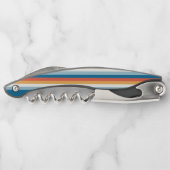 青のユニフォームストライプ ソムリエナイフ (裏面)