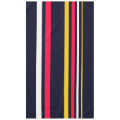 青のユニフォームストライプ テーブルクロス (正面)