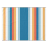 青のユニフォームストライプ テーブルクロス (正面(横))
