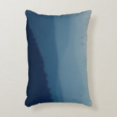 青のレイヤー アクセントクッション (正面(垂直))