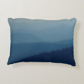 青のレイヤー アクセントクッション (裏面)