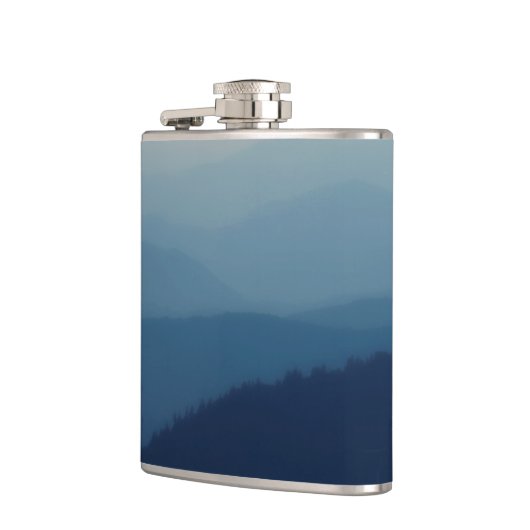 青のレイヤー フラスク (左)