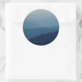 青のレイヤー ラウンドシール (バッグ)