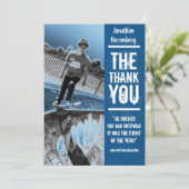 青のロック・バンドのバーの（ユダヤ教の）バル・ミツバーのサンキューカード サンキューカード (スタンド正面)