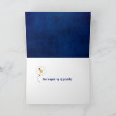 青のロープ文字を簡素化する カード (内部)