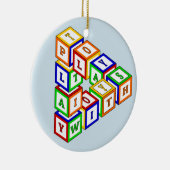 青の三角形の不可能建築 セラミックオーナメント (右)