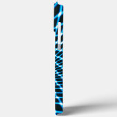 青の上に深い円を形成する曲線 Case-Mate iPhoneケース (裏面 / 左)