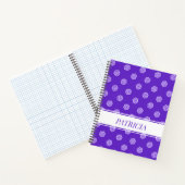 青の上に雪の模様 ノートブック (内部)