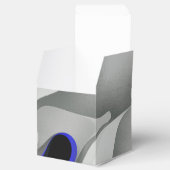 青の下：抽象芸術グレー、黒、青 フェイバーボックス (オープン)