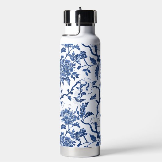 青の中の不気味な色合い ウォーターボトル (右面)