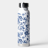 青の中の不気味な色合い ウォーターボトル (左面)