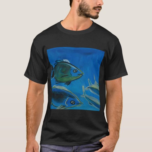 青の中へ Tシャツ (正面)