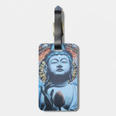 青の仏 ラゲッジタグ (裏面縦)