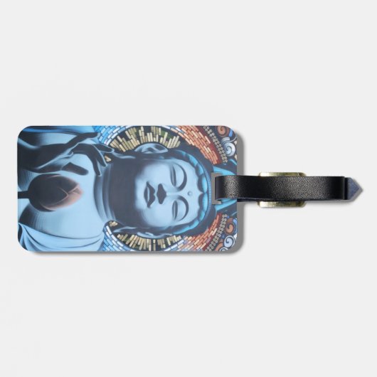 青の仏 ラゲッジタグ (裏面横)