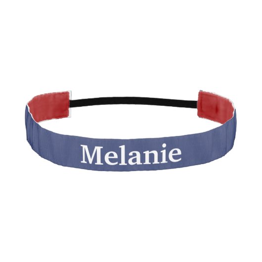 青の個人用設定 アスレチックヘッドバンド (正面)