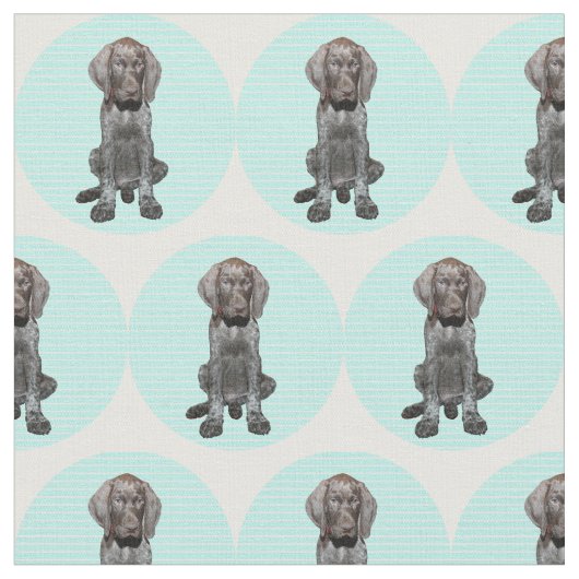 青の光沢のあるハイイログマ ファブリック (クローズアップ)