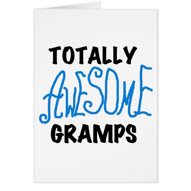 青の全く素晴らしいGrampsのTシャツおよびギフト (正面)