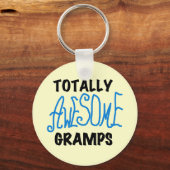 青の全く素晴らしいGrampsのTシャツおよびギフト キーホルダー (正面)