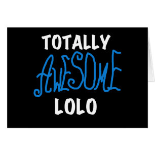 青の全く素晴らしいLoloのTシャツおよびギフト