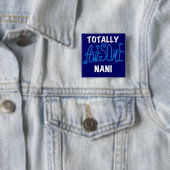 青の全く素晴らしいNaniのTシャツおよびギフト 缶バッジ (インサイチュ)