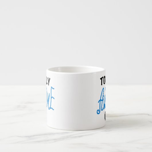 青の全く素晴らしいOpaのTシャツおよびギフト エスプレッソカップ (正面)