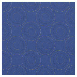 青の円 ファブリック