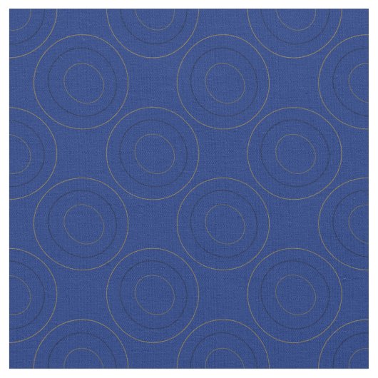 青の円 ファブリック (クローズアップ)