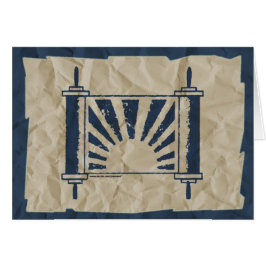 青の動揺してな日の出のTorahによってしわを寄せられる紙