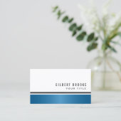 青の勾配のモダンプロフェッショナル 名刺 (スタンド正面)