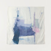 青の合間|の抽象芸術 タペストリー (正面(横))